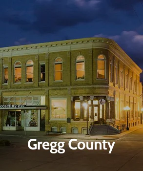 Historic building in Gregg County, showcasing the county's architecture and rich history.