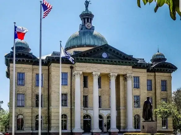 Historic courthouse in Fort Bend County, Texas, reflecting the need for property tax protest services as property values rise and tax assessments increase.